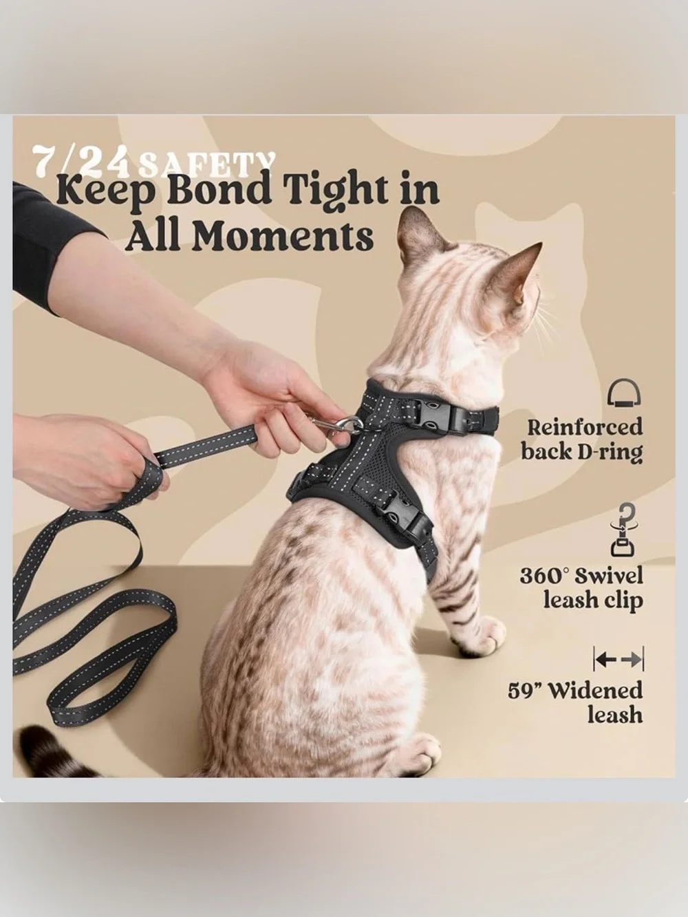 Rabbitgoo cat harness